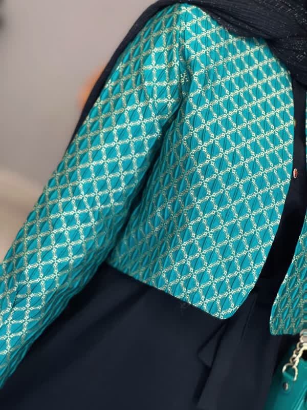 1244- کت و سارافون ژاکارد