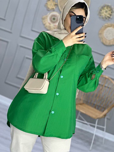 0707-مانتو شومیزی ماکان