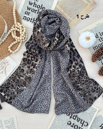 0209_ شال پلنگی فلور