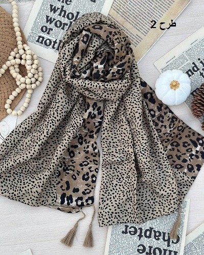 0209_ شال پلنگی فلور