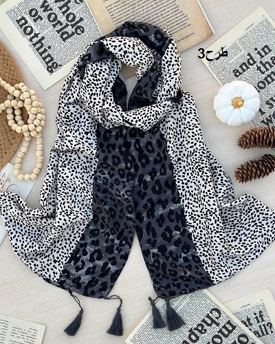 0209_ شال پلنگی فلور