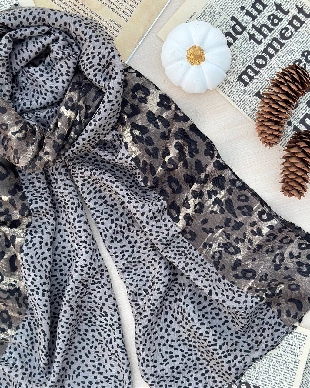 0209_ شال پلنگی فلور