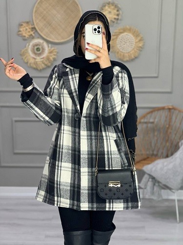 1012_پالتو چهارخونه پانیذ