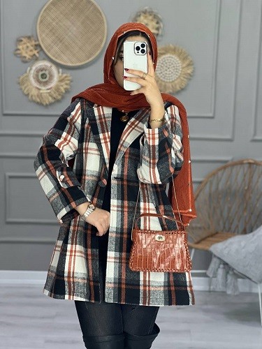 1012_پالتو چهارخونه پانیذ