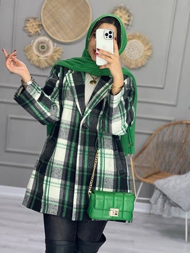 1012_پالتو چهارخونه پانیذ