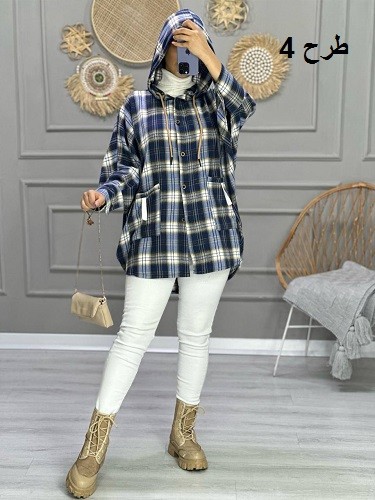 0802_شکت چهارخونه کلاهدار