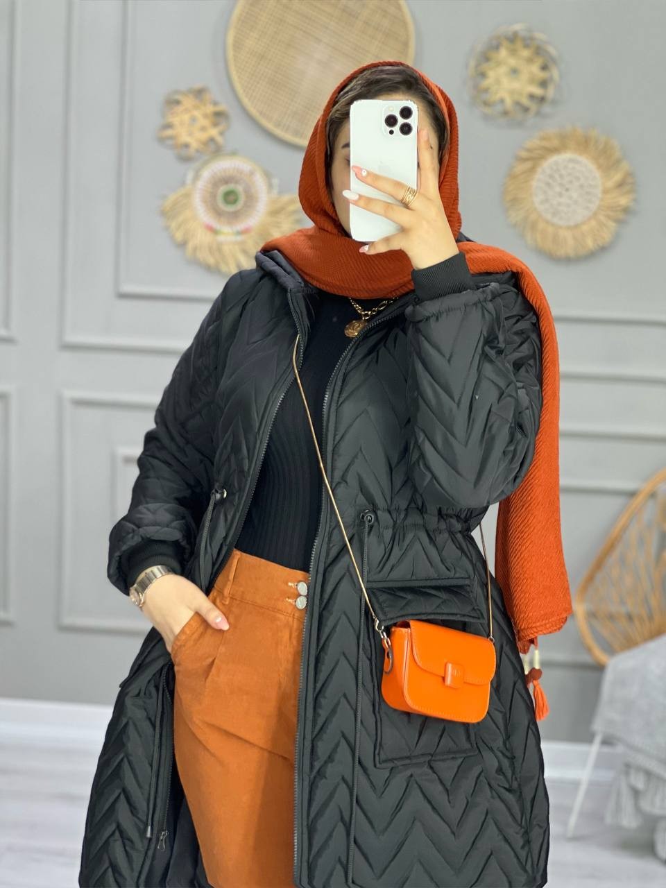 0803_کاپشن مشکی