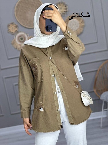 0804_شومیز کتان تدی نیوفیس