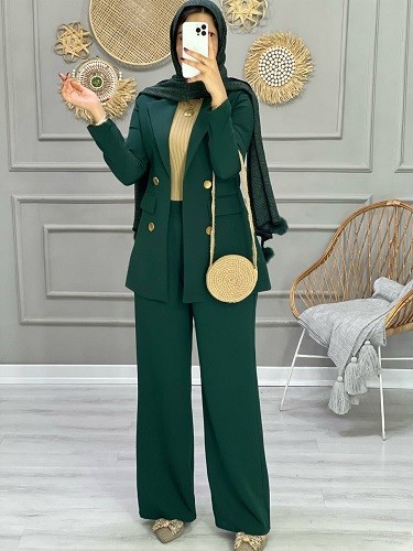 0834- کت شلوار مزونی سایدا