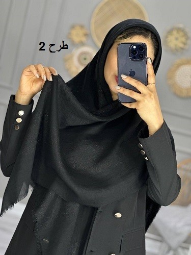 0102_ روسری مشکی لمه