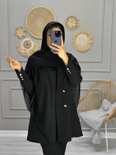 0102_ روسری مشکی لمه