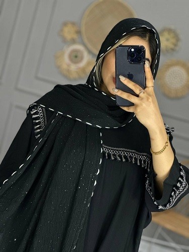 0124_شال مشکی کایلی
