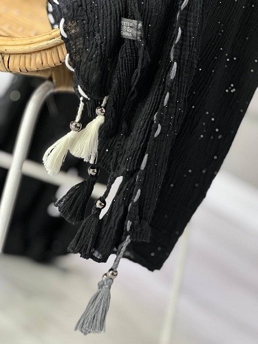 0124_شال مشکی کایلی