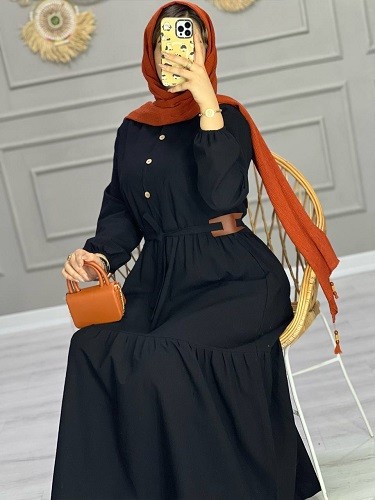 0745_مانتو پیراهنی اطلس