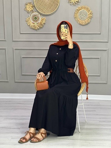 0745_مانتو پیراهنی اطلس