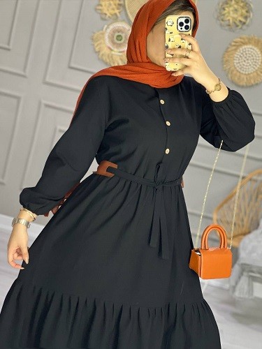 0745_مانتو پیراهنی اطلس