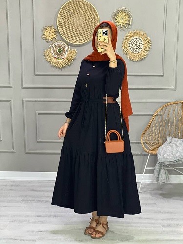 0745_مانتو پیراهنی اطلس