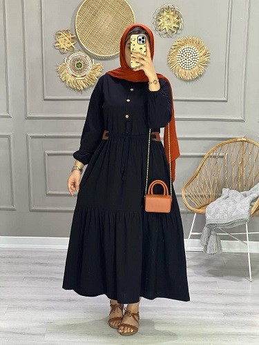 0745_مانتو پیراهنی اطلس