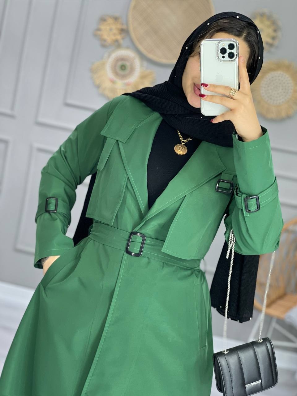 0864_بارونی شنل دار مانا