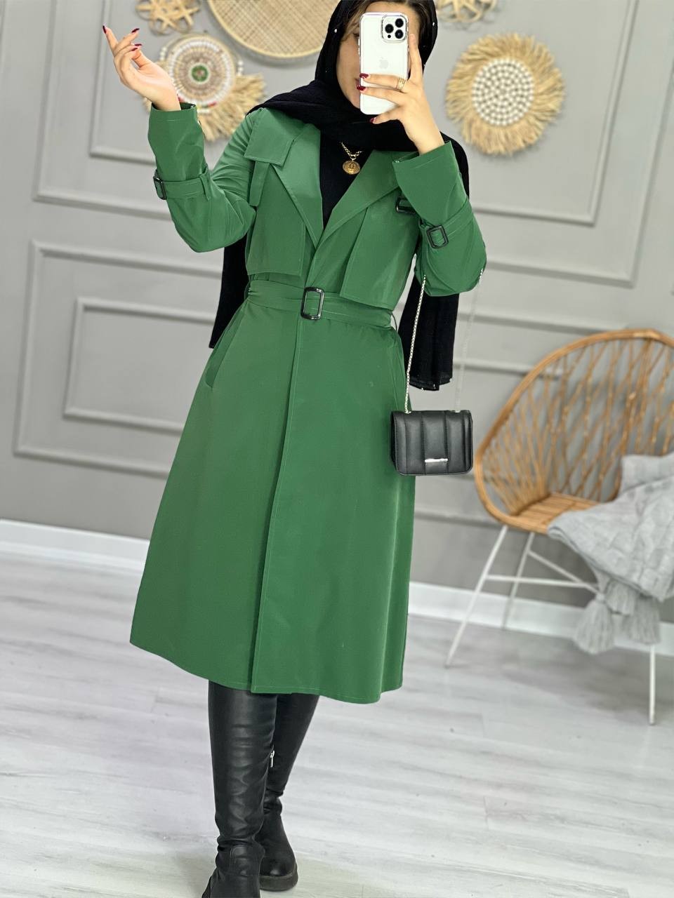 0864_بارونی شنل دار مانا