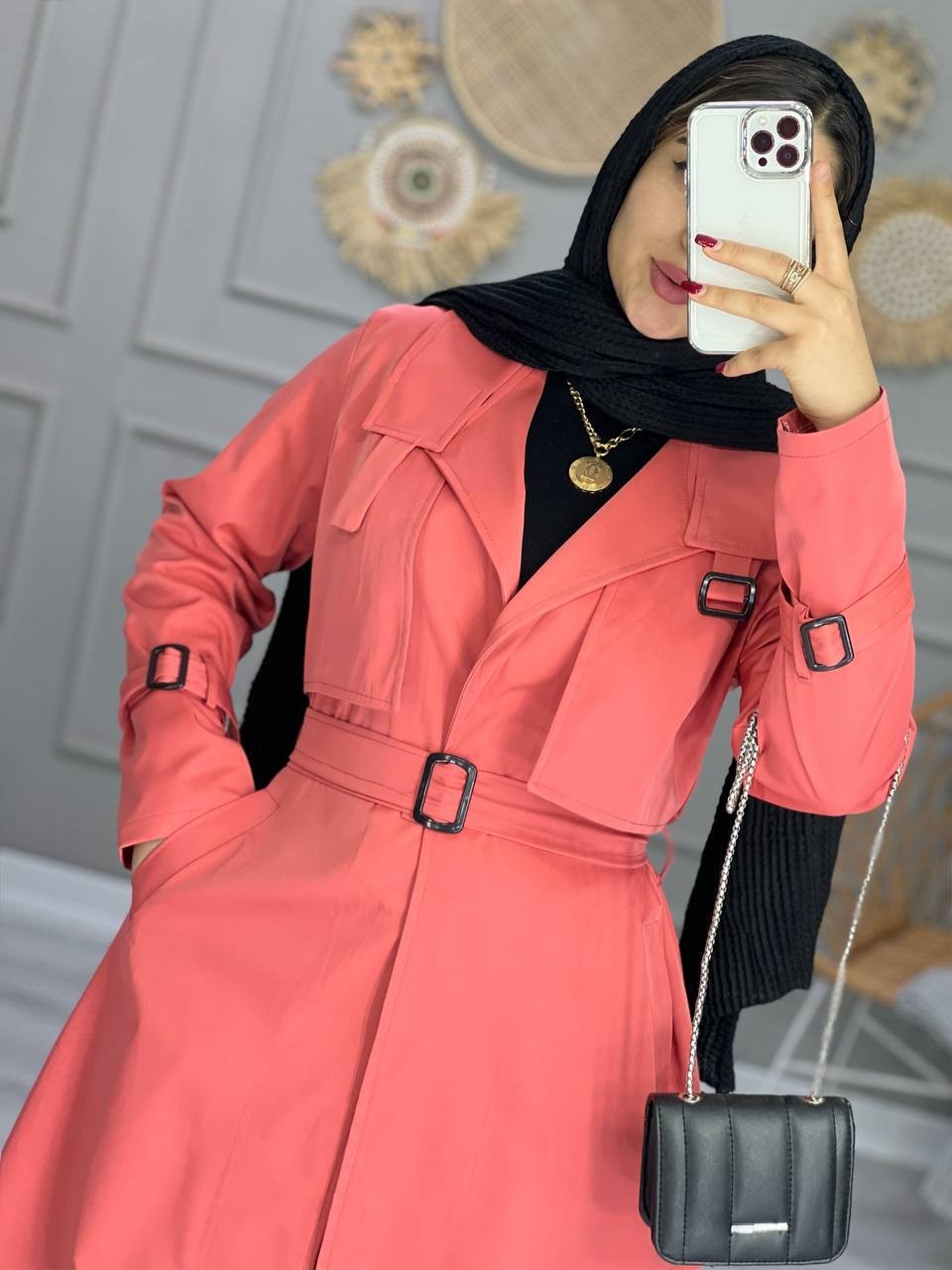 0864_بارونی شنل دار مانا