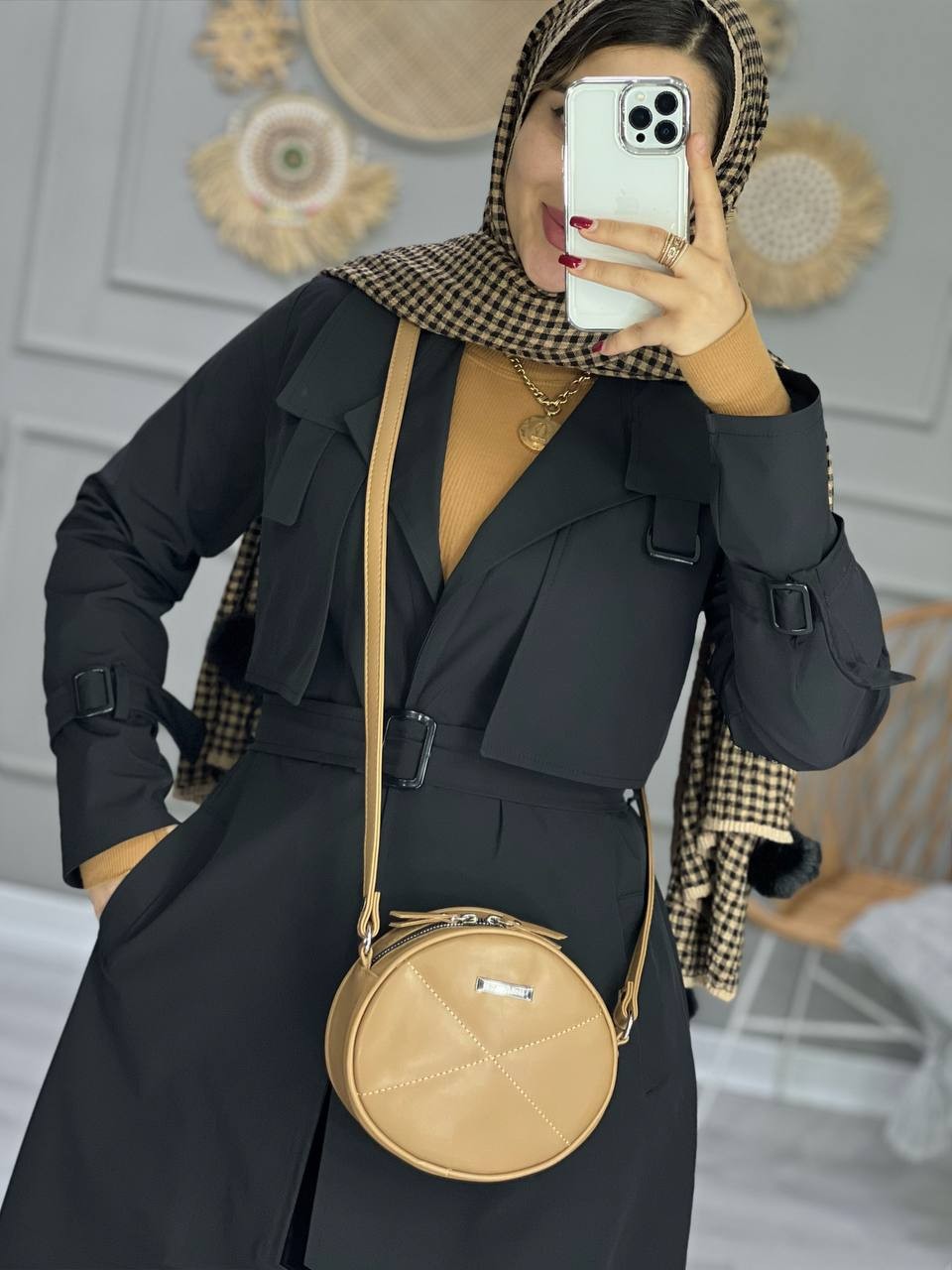 0864_بارونی شنل دار مانا