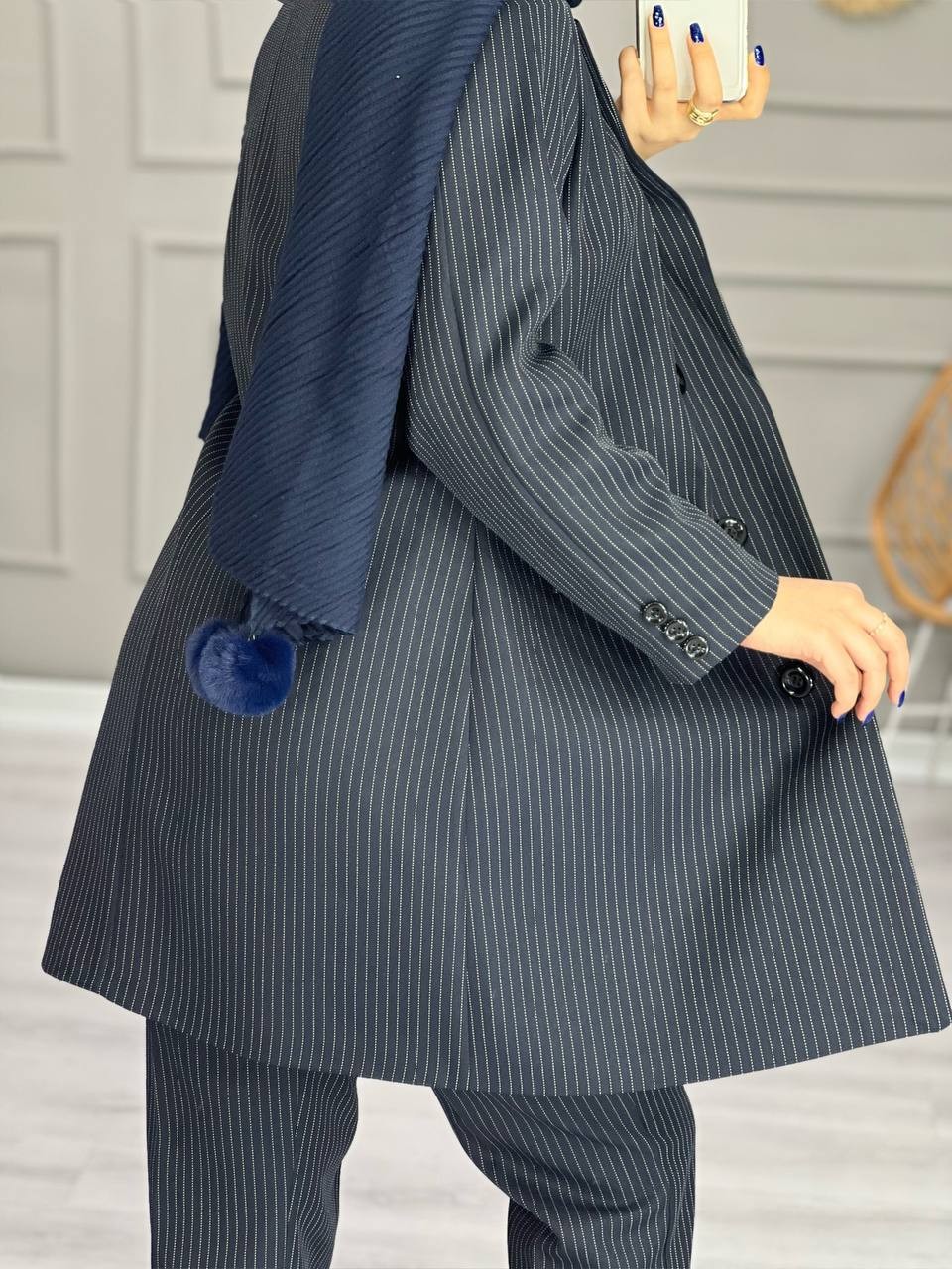 0866- کت شلوار اداری 6 دکمه