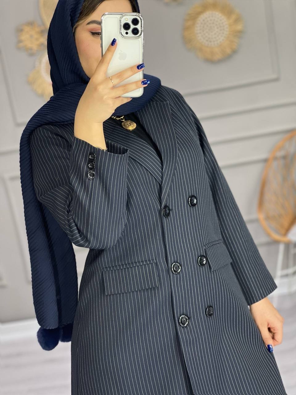 0866- کت شلوار اداری 6 دکمه