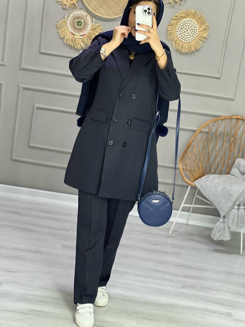 0866- کت شلوار اداری 6 دکمه