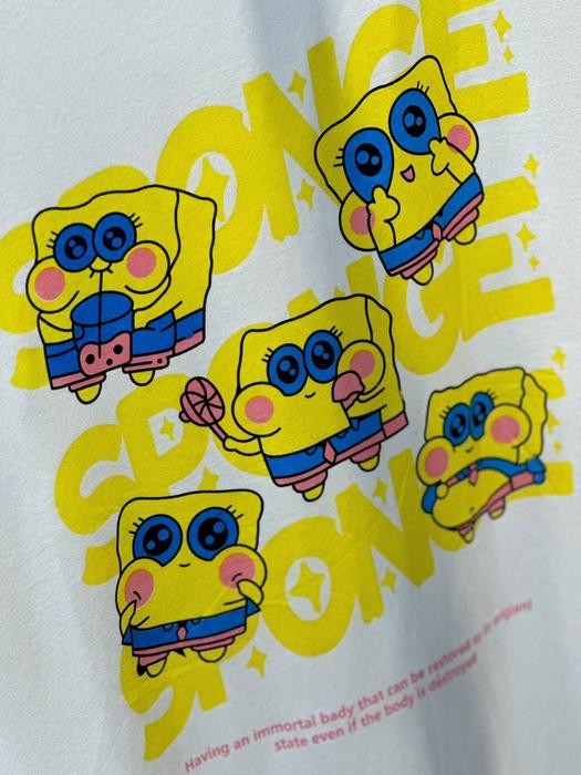 1454- تیشرت باب اسفنجی کد 007