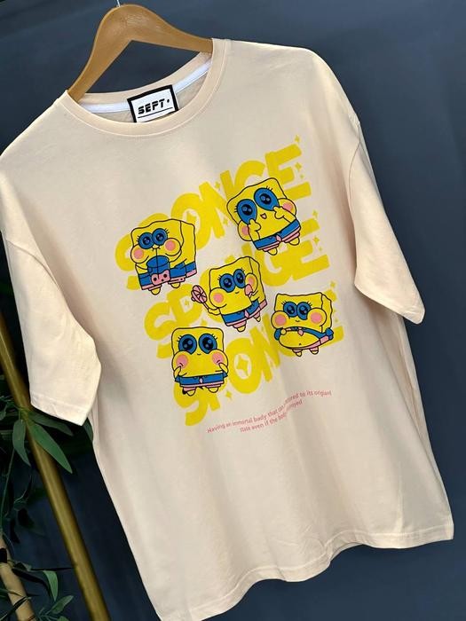 1454- تیشرت باب اسفنجی کد 007