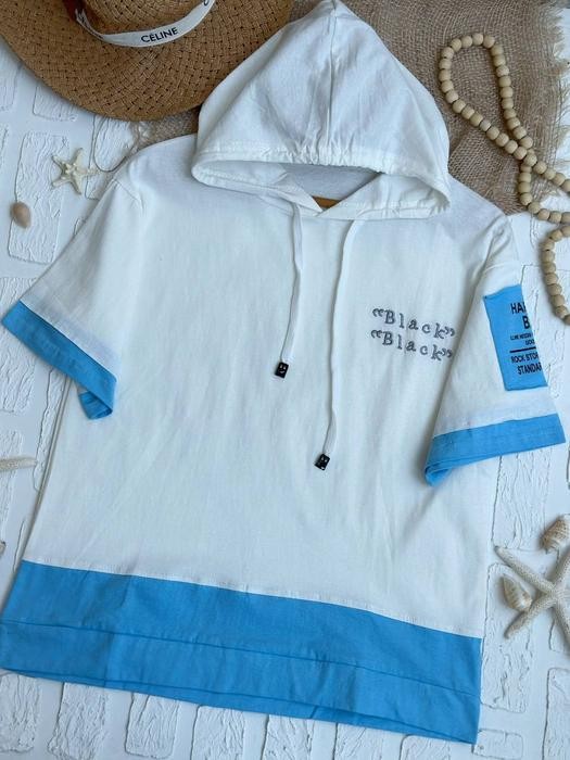 1456- تیشرت کلاهدار کد 009