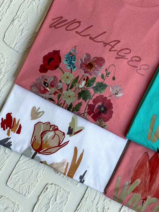 1462- تیشرت گل کد 014