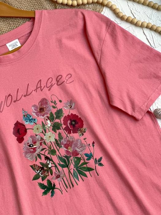 1462- تیشرت گل کد 014