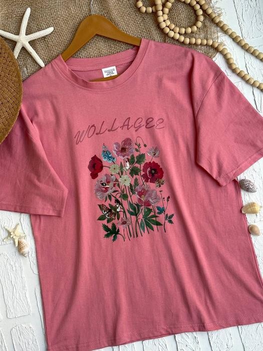 1462- تیشرت گل کد 014