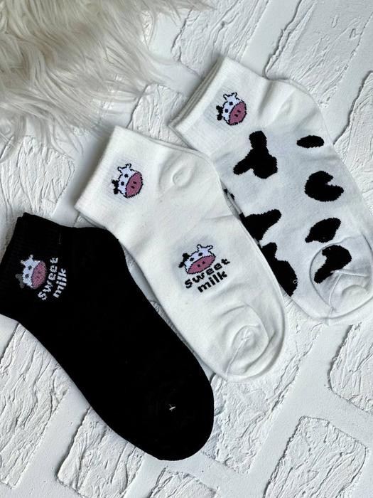 1470- جوراب طرح گاو کد 0006