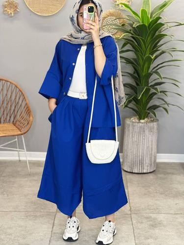 1463-ست شومیز شلوار قاصدک