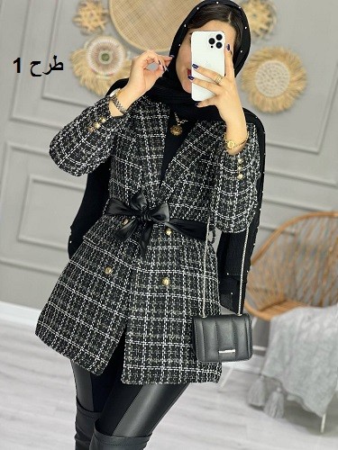 0880_کت مزونی شانل چرم