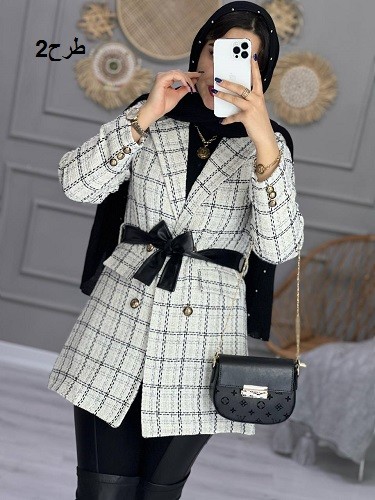 0880_کت مزونی شانل چرم