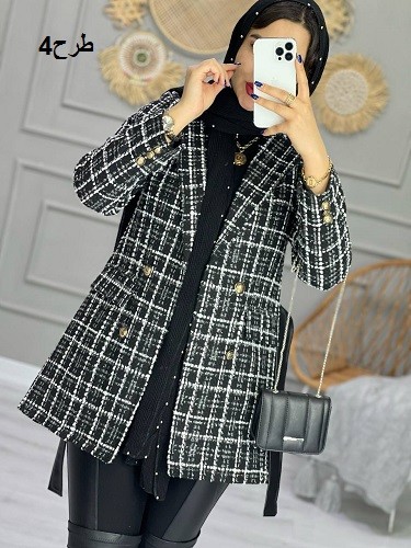 0880_کت مزونی شانل چرم