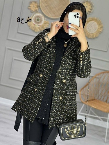 0880_کت مزونی شانل چرم