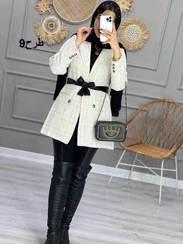 0880_کت مزونی شانل چرم