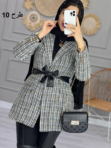 0880_کت مزونی شانل چرم