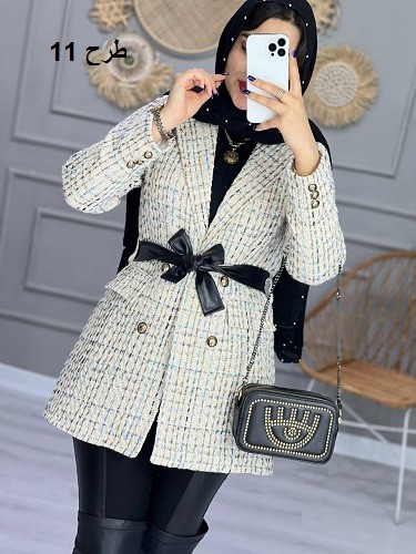 0880_کت مزونی شانل چرم