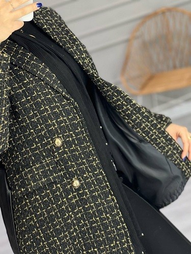 0880_کت مزونی شانل چرم