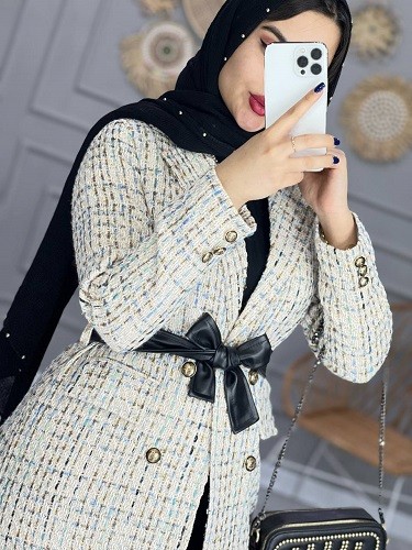 0880_کت مزونی شانل چرم