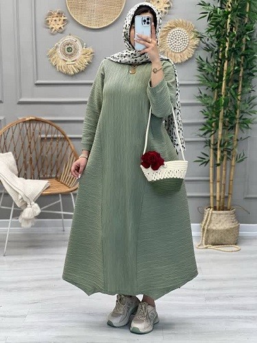 1223-پیراهن بلند دلتا