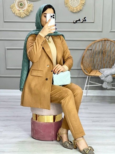 0995_کت و شلوار سوییت ارغوان