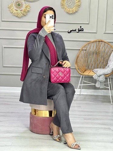 0995_کت و شلوار سوییت ارغوان