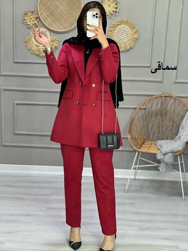 0995_کت و شلوار سوییت ارغوان